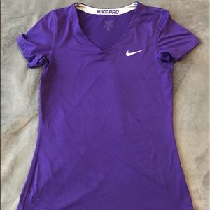 Nike Pro - Purple Compression Shirt